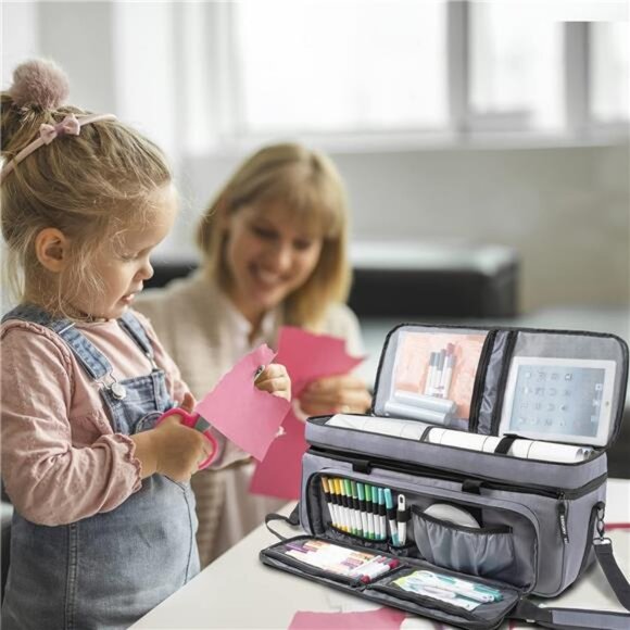 Carrying Case for Cricut Maker 3, Maker 4, Explore Air 2, Explore 3, Carry Bag - Picture 6 of 7